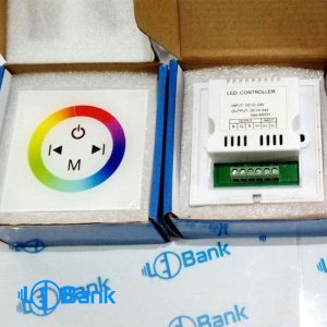 کنترلر 12 آمپر 12-24 ولت RGB.W LED کنترل تاچ توکار