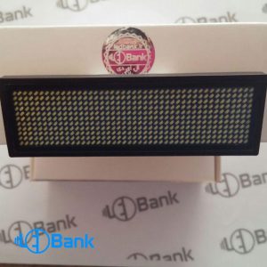 بج سینه سفید (اتیکت LED) – نیم تگ ال ای دی