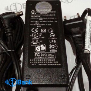 آداپتور 12 ولت 3 آمپر بین راهی ولتاژ ورودی 100V-240V AC