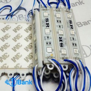 ال ای دی اس ام دی بلوکی رنگ آبی ، قرمز و سبز رزین دار