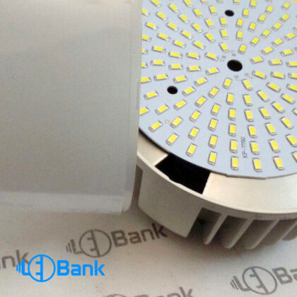 قاب لامپ آلومینیومی حباب دار 70 وات سرپیچ E27 مناسب ساخت لامپ LED با چیپ 5730