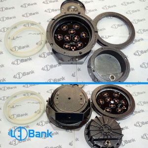 قاب پروژکتور ال ای دی چکشی محیطی (گرد چمنی) به همراه پی سی بی