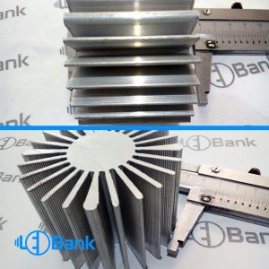 هیت سینک خورشیدی گرد وال واشر ال ای دی کد h-338 قطر 70 میلیمتر