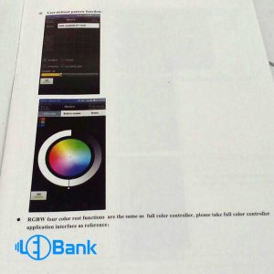 ریموت بدون کنترل وای فای RGB موزیکال