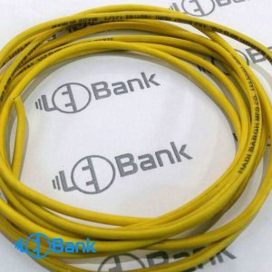 سیم برق زرد جهت اتصال تغذیه به ماژول های ال ای دی تابلو روان نمره 1.5