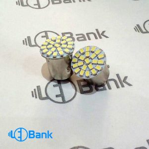 لامپ اس ام دی ال ای دی خودرو 22 اس ام دی تک کنتاکت ، مخصوص کاسه چراغ ماشین و موتورسیکلت