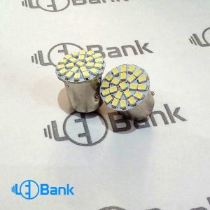 لامپ اس ام دی ال ای دی خودرو 22 اس ام دی 2 کنتاکت ، مخصوص کاسه چراغ ماشین و موتورسیکلت