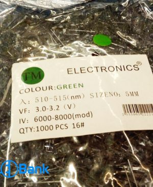 ال ای دی کلاهی سبز ELECTRONICS