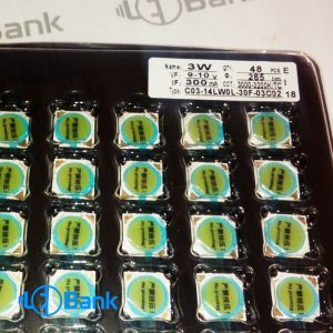 ال ای دی سی او بی 3 وات 300 میلی آمپر قطر 10 میلیمتر EpiLED