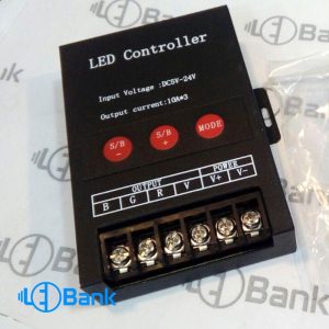کنترلر led رادیویی (RF) آرجی بی (rgb) ریموت دار برد بلند
