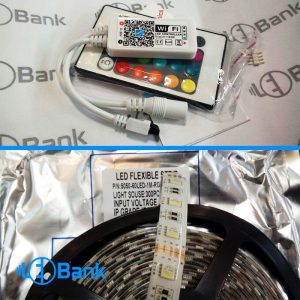 ریموت کنترلر ال ای دی وای فای RGB+W