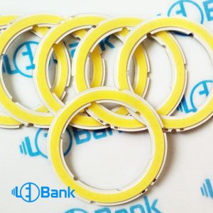 ال ای دی سی او بی رینگی سفید آفتابی، قرمز، آبی و فیروزه ایی