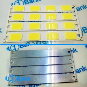 LED COB خطی 12 ولت 4 وات سفید مهتابی، تکه ای
