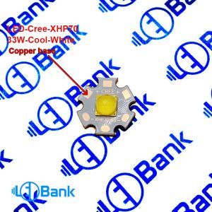 ال ای دی کری 6 ولت 33 وات XHP70 Cree Original