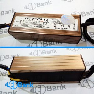 درایور led smd ورودی 220 ولت 50 وات 1500 میلی آمپر پوشش آلومینیوم ip67
