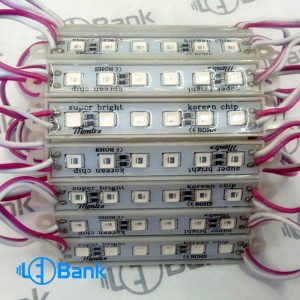ال ای دی اس ام دی بلوکی قرمز ۶ چیپ، کره ای رزین دار، چسپ ۳M