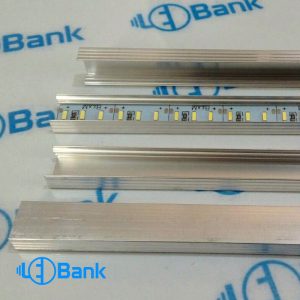 هیت سینک آلومینیومی تک لاین ال ای دی خطی قابلیت نصب طلق نیمگرد