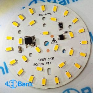 ماژول آماده نصب ال ای دی SMD 220V توان 15 وات چیپ 5730 سفید آفتابی