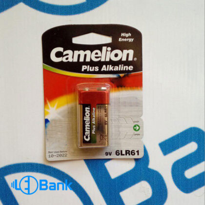 باتری کتابی 9 ولت الکالاین قرمز Plus Alkaline Camelion