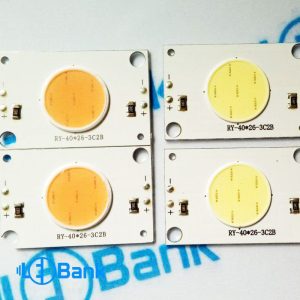 ال ای دی COB گرد ورودی 12 ولت توان 3 وات