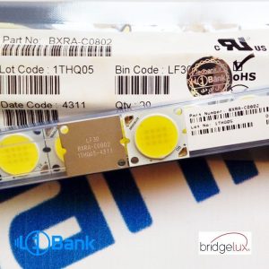 ال ای دی cob توان 12 وات مهتابی چیپ درشت برند بریجیلوکس قطر 25 میلیمتر