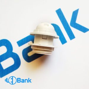 سرپیچ لامپ معمولی e27 بست دار دو طرفه مشکی