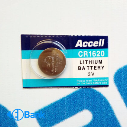 باتری سکه ای 3 ولت CR1620 لیتیومی Accell