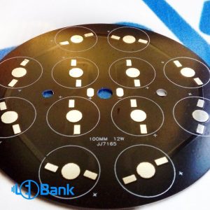 پی سی بی ال ای دی آلومینیوم گرد 12 وات قطر 100 میلیمتر کد JJ7165