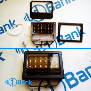 قاب پروژکتور ال ای دی 18 الی 20 وات به همراه شیشه ضد حرارت مستحکم