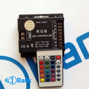 کنترلر انواع ال ای دی دو خروجی RGB اعم از نواری و بلوکی و غیره
