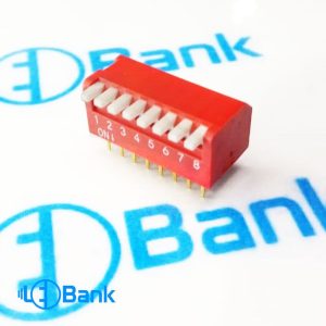 دیپ سوئیچ 8 کلید حالت دکمه پیانویی