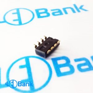 دیپ سوئیچ 4 کلید SMD حالت دکمه پیانویی