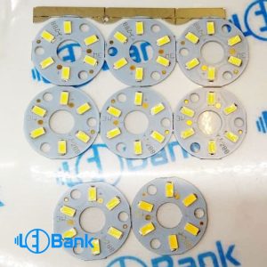 پی سی بی ال ای دی دار 3 وات آفتابی و مهتابی مونتاژ ماشینی