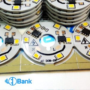 ال ای دی اس ام دی گرد 3 وات چیپ 2835 ورودی 220 ولت مناسب لوستر