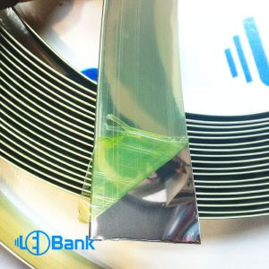 لبه چنلیوم نقره ای و طلایی عرض 7 سانتیمتر طول 300 سانتیمتر