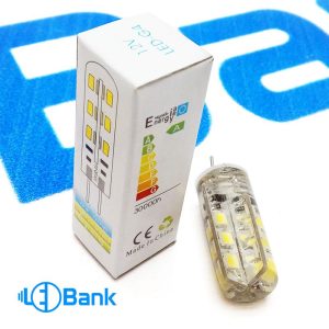 لامپ ژله ای led پایه G4 سوزنی لوستری ورودی 12 ولت چیپ smd آفتابی و مهتابی