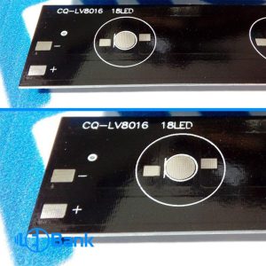 پی سی بی خطی پاور ال ای دی 18 وات 960×33 میلیمتر جنس آلومینیوم مشکی