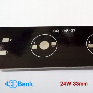 پی سی بی خطی پاور ال ای دی 24 وات 960×33 میلیمتر جنس آلومینیوم مشکی