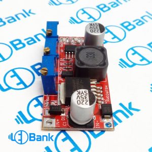 برد ماژول تغذیه dc-dc ورودی 7-35 ولت خروجی 1.25-30 ولت قابل تنظیم LM2596s