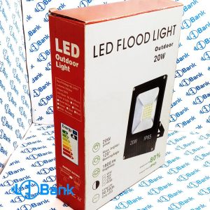 قاب پروژکتور ال ای دی 20 وات مانیتوری مشکی مناسب محیط بیرونی