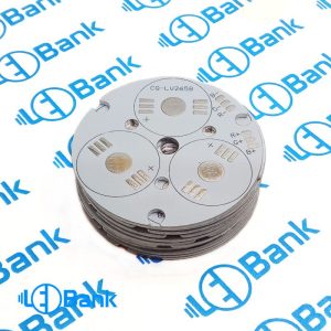 پی سی بی پاور ال ای دی گرد 3 وات rgb شش پایه کد lv2658