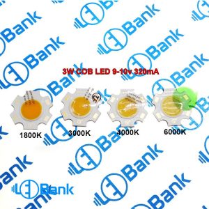 ال ای دی سی او بی 3 وات چیپست بریجلوکس آمریکا قطر فسفر 11 میلیمتر