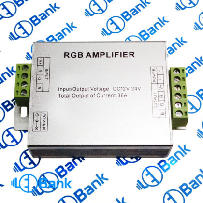 آمپلی فایر و تقویت کننده ال ای دی rgb توان 12-24 ولت 36 آمپر