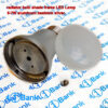 قاب لامپ 5 الی 7 وات حبابی با هیت سینک و پلیت استاندارد آلومینیومی طرح پوسته صاف با رنگ نقره
