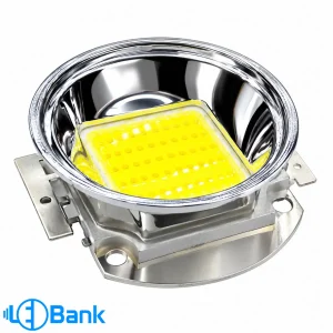 رفلکتور ال ای دی کرومیک قطر ۴۴ میلیمتر – بازتابنده نور ABS با پوشش براق، مناسب پروژکتور و نورپردازی (ارتفاع ۱۰ میلیمتر)