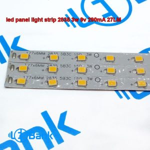 ال ای دی پنلی دایره 3 وات طول 177 در عرض 6 میلیمتر تراکم 15 عدد چیپست 2835 جریان 290 – 300 میلی آمپر 9 ولت