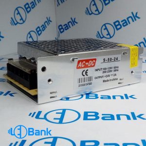 منبع تغذیه فلزی سوئیچینگ 24 ولت 2 آمپر