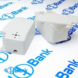 جعبه درایور ال ای دی پلاستیکی سفید با کیفیت ابعاد 67 در 35 میلیمتر