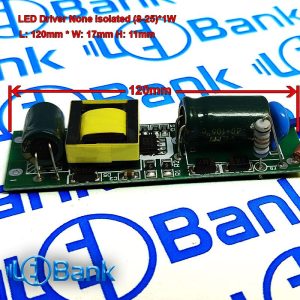 درایور ال ای دی 8-25 وات تغذیه ایزوله نشده خروجی 24-80 ولت 270 میلی آمپر