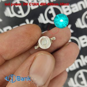 ال ای دی پاور cyan توان 3 وات چیپست 45 میل